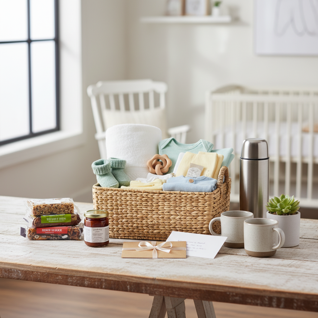 מתנה שמדברת מהלב: המדריך המלא להרכבת חבילת לידה שימושית ומרגשת